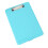 Portable Plastic Conference Clipboard with File-mint green 1