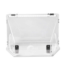 Acrylic Grinding Dust Box Dustproof Cover Clear Polisher Dust Box Portable Dust Case for Sanding Po