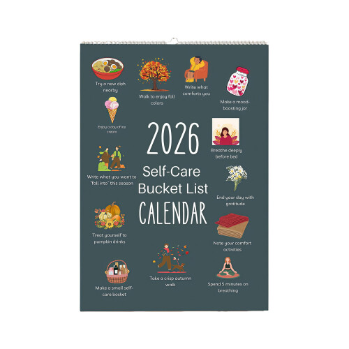 Thick Paper Printing Wall Hanging Design Simple Monthly Wall