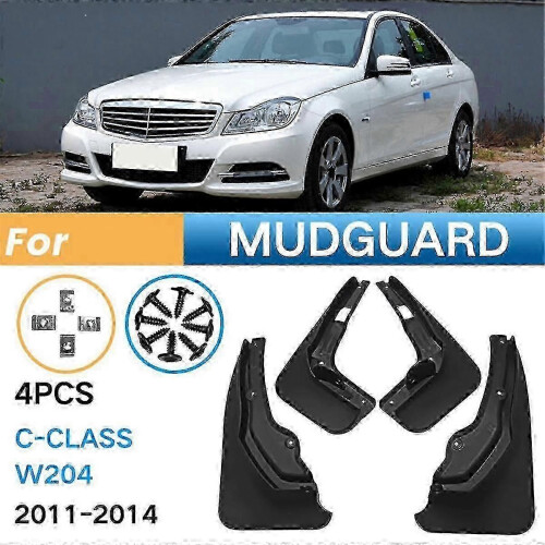 4 τεμάχια λασπωτήρες για W204 C-Class (2011-2014) C180/C200/C300 λασπωτήρες 1