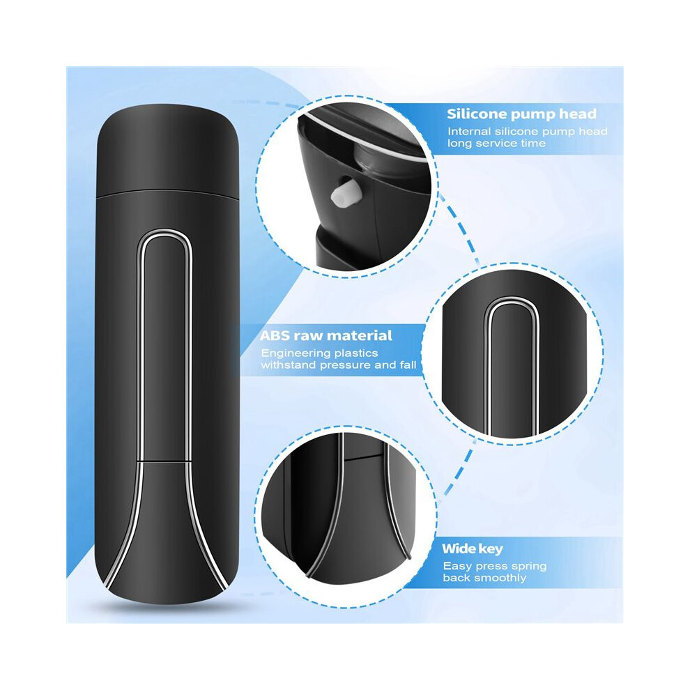 4Pcs Wall Mounted Bathroom Plastic Liquid Soap Dispenser 350Ml Shower Gel Detergent Shampoo Bottle For Kitchen Hotel 6033968567449