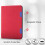 Forefront Cases Case for Amazon Kindle Paperwhite 6.8" (10th Generation - 2018 Model) - Red - Slim, Light & Protective, Smart Auto Sleep-Wake Functio 4