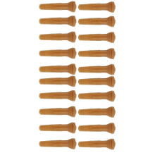 20PCS Chicken Plucker Finger Rubber Feather Removal Stick High Temperature Wear Resistant Chick Plucker Machine Accessories Hollow 11.5cm
