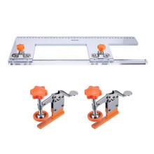 RUITOOL Woodworking Slotting Mold Anti-Slip Home Woodworking Routing Template for Cabinet Make Furniture Manufacturing