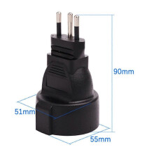 3 pin Swiss socket adaptor Swiss EU German plug adapter converter plug Swiss plugs turn to French plugs