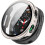 For Galaxy Watch8 40mm Hard PC Case with Tempered Glass Screen Protector 1