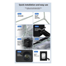 For A1 3D Printer Enclosed Exhaust Hood Kit with High-Power Fan Reduces Noise for Quiet Operation