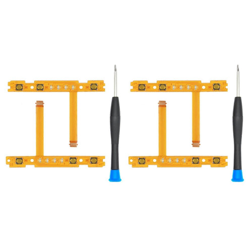 4 Pieces of Sl and Button Ribbon Flexible Cables Compatible with for Switch Controller