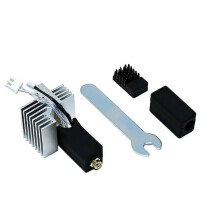 Extruder Hotend Kit for Elegoo Centauri Carbon Hotend Heating Block Throat Kit with Silicone Cover Nozzle Brushes 0.8mm