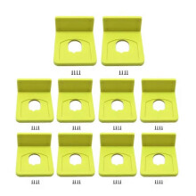 10Packs Battery Holder for Ryobi 18v Battery, Wall Mount Holder with Screws for Battery P102 P103 P104 P105 P107