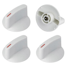 4 stuks WH1X2721 droogknop, compatibel met wasmachine en droger, vervangt AP2044893 123C7931 EA271094