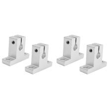 4 pezzi Asta di serraggio per guida lineare Supporto albero guida Staffa di accoppiamento SK8 8mm