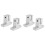 4 Pcs Linear Motion Rail Clamping Rod Rail Guide Support Shaft Bracket Coupling Mount SK8 8mm 1