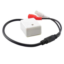 Audio Surveillance Pickup Security Equipment RCA Adapter Dome Type Collector Recorder Microphone Sound Head Line Type