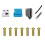 For Printer Extruder Automatic Leveling Wah Glue Aluminum Block Nozzle Kit 1