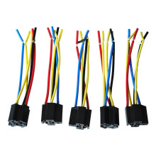 5 pezzi Cavo a 5 pin Connettore per relè presa cablaggio DC 12V compatibile con auto