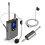 UHF Portable Wireless Headphone/Lvalier Microphone with Bodypack Transmitter and Receiver 1/4Inch O 1