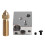 Κιτ θέρμανσης μπλοκ εξωθητήρα Hotend 0,4 mm ορειχάλκινο ακρο 1