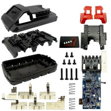 5 Cells 21700 Lithium Battery Box M18 Plastic Case PCB Charging Protection Circuit Board for Milwaukee 18V Battery