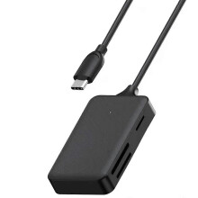 Αναγνώστης καρτών 4 σε 1 τύπου C SD Micro-SD TF MS Προσαρμογέας ανάγν