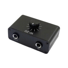 Musical Instrument Dynamic Microphone Volume Adjustment Attenuation Controller 1/4inTRS 6.35mm Inter