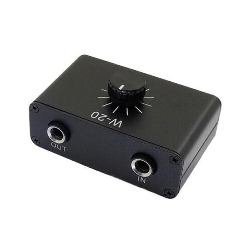 Musical Instrument Dynamic Microphone Volume Adjustment Attenuation Controller 1/4inTRS 6.35mm Inter