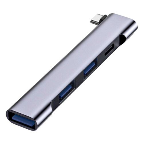 4-σε-1 USB C HUB 3.0 PD 60W Type C 3.1 Πολλαπλών Θυρών Διαχωριστής USB OTG Προσαρμογέας USB HUB