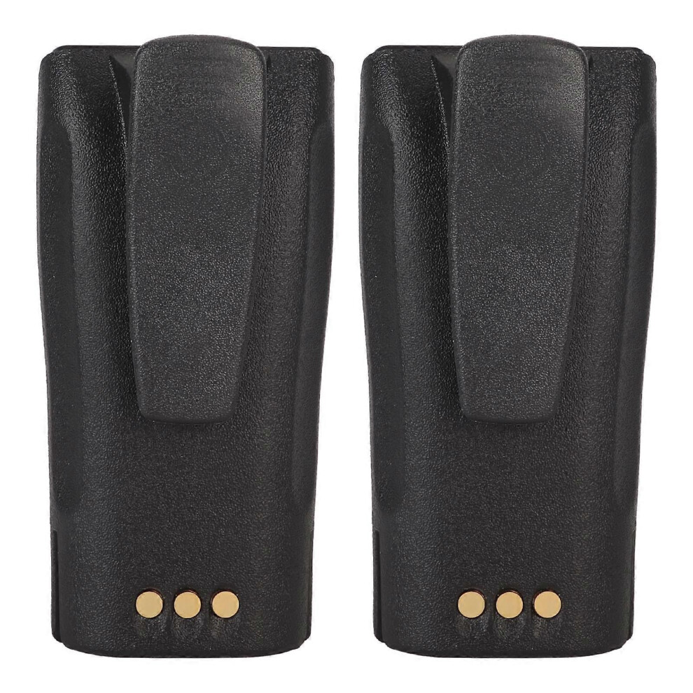 Pack 2600Mah 7.4V Lithium-Ion Walkie Talkie Battery With Belt Clip For Motorola Cp040 Cp150 Cp200 Cp380 9152359550017