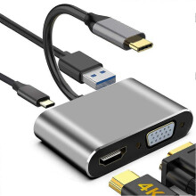 USB C to HDMI Multiport Adapter for Switch Charging Dock, High-Speed Data Transfer & Desktop Organization, Portable Hub