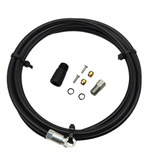 Cykelbromsslangsats 2 meter cykelbromsoljeslangsats för