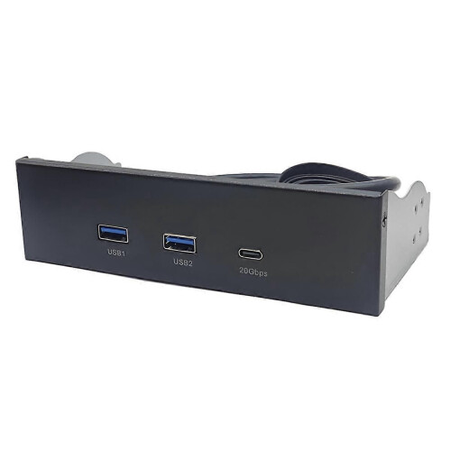 Πρόσοψη USB για υπολογιστή 2 θύρες USB 3.2 GEN1 5Gbps + 1 θύρα TYPE-C