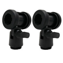 Shockproof Clip Mic Clips Adjustable Mic Holders with Adapters ,Wireless Mic Clamp Mic Stands for C02
