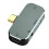 PC Computer Type-C Extension Hub 3.55mm Jack PD100W Compatible USB Extender 1