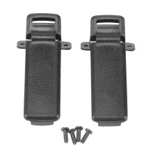 2Pcs Walkie Talkie Spare Part Back Belt Clip for 2-way Radio UV5R For intercom UV5R / 5RA / 5R + /