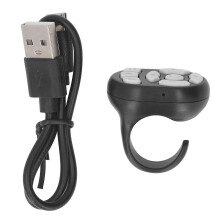 Scrollende ring Bluetooth-camera met video-opnamefunctie, draadloze afstandsbediening voor sluiter en