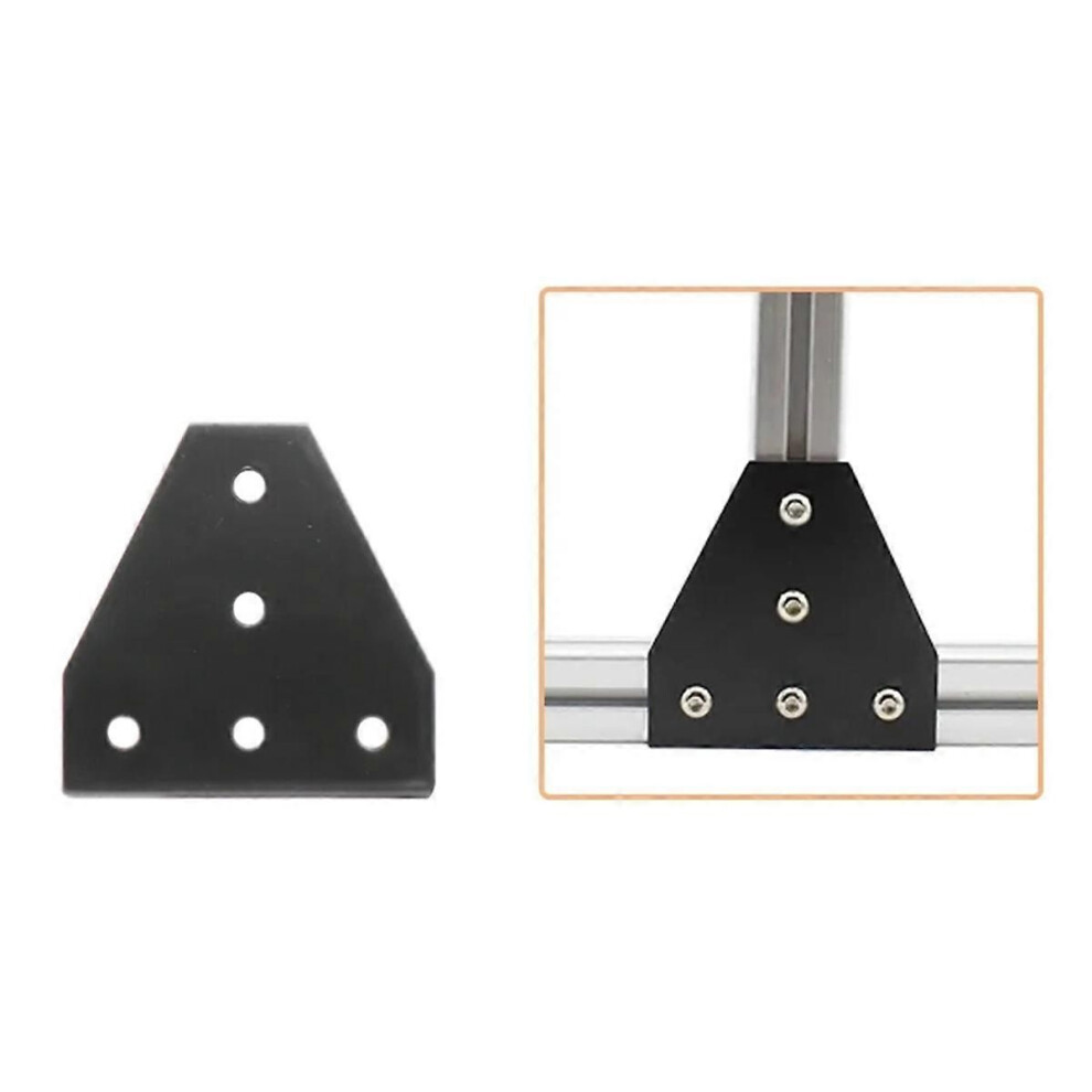 T Shape Corner Angle Bracket For 2020 Aluminum Profile 5 Hole Joining Board Plate, Ideal For 3D Printer 9152359540964