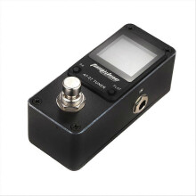 AROMA AT-07 Mini accordatore a pedale per chitarra, effetto chitarra, accordatura cromatica, display