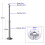 Majome Projector Ceiling Wall Mount Bracket 20-40cm Projector Hanger Holder Wall Support Ceiling Bracket Aluminum Alloy Rotatable Projection Mount Ac 2
