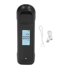 Breathalyzer with Accurate LCD Display, USB Charging, 0-0.19% BAC, 0-0.95 mg/L, for Home and Hospital Use