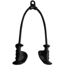 Ergonomic Triceps Rope Pull Down with Anti-Slippery Natural Rubber Grip for More Muscle Fibers-Gym