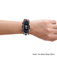 Xiaomi Mi Band 6/6 NFC -rannekkeen vaihtoranneke, yhteensopiva Xiaomi Mi Band 5:n kanssa, nahkaranneke,