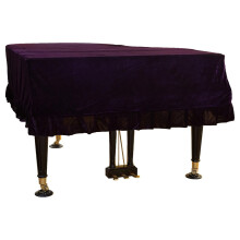 Grand Piano Cover 7579 Inch Velvet DustBlocking Fabric with Elastic Hem and Sunlight Protection