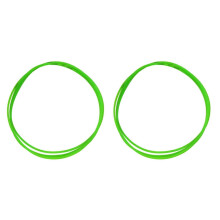 4Pcs Round Belting Riding Cycling Training Table Transmission Roller Platform PU Belt 5MM for Drive