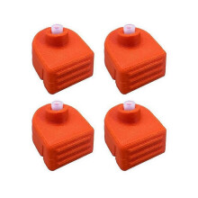 4PCS Feed Port Protector for Bambu Lab P2S H2D AMS 2 Pro Protector Filament Inlet Guard Cover 3D Printer Parts Orange