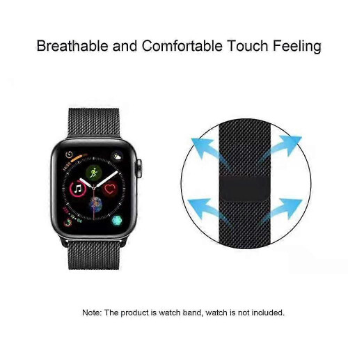 Λουράκι Milanese Loop Band συμβατό με Apple Watch 6.5 από ανοξείδωτο α