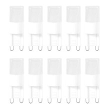 10x G9 1W LED-lampen met hoog vermogen, warm wit licht, 3500 K