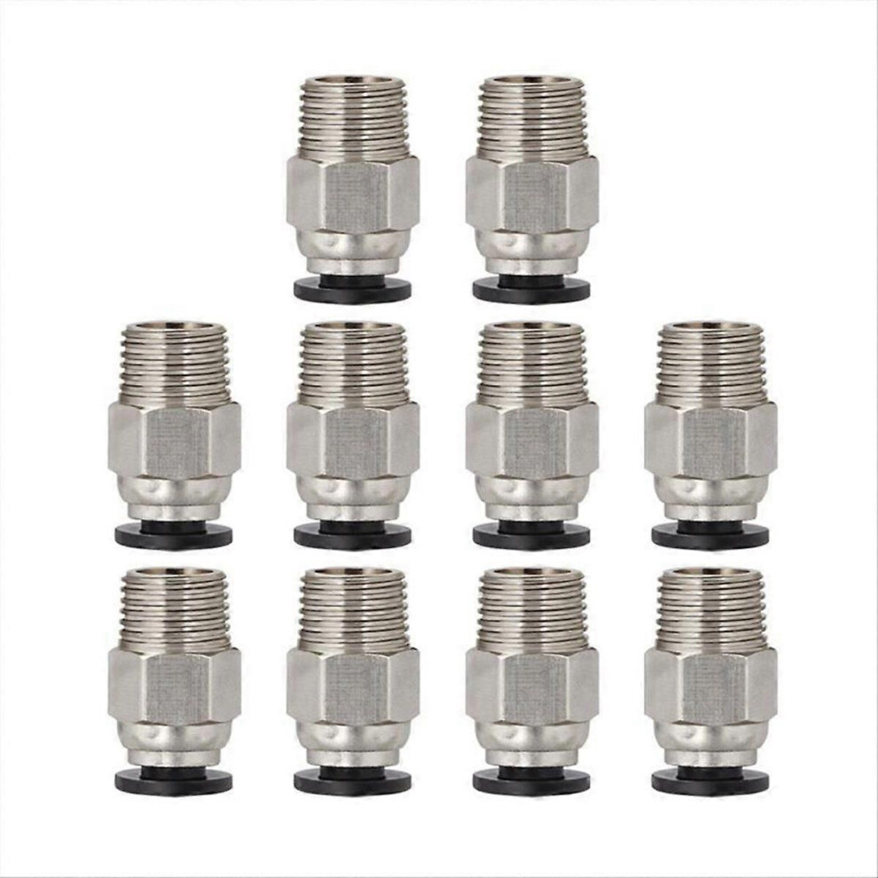 Pc4-M10 Male Straight Pneumatic Ptfe Tube Fitting Connector For 3D Printer For Bowden Tube Fitting 9152359540988