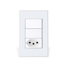 Tuya Zigbee Smart Brazil Socket 10A Switch Socket Support Voice Control TUYA APP for Smart Life App