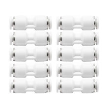 10pcs for PTFE Tube Pneumatic Connector 3D Printer X1 X1C P1P P1S A1 1.75mm Filament Extruder 3D Pr