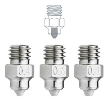MK8 3D Printer Nozzles (0.4/0.6/0.8mm 3-Pack) for 3 Series, -10, -5/6, 3 S1 Pro